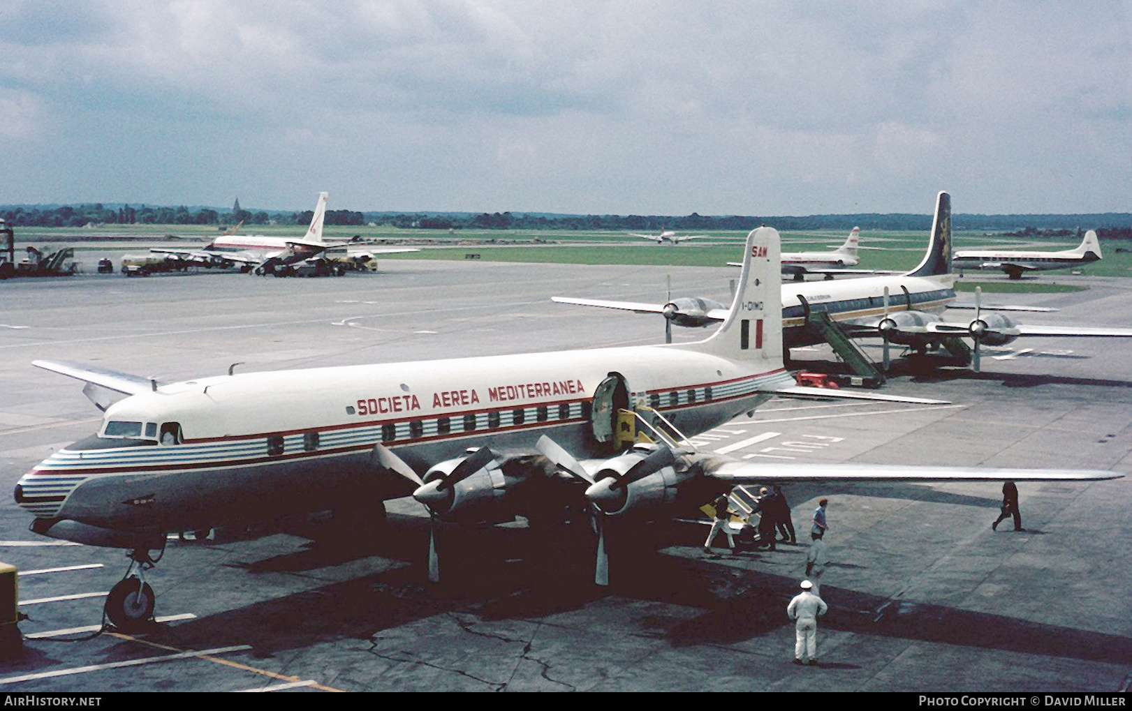 Aircraft Photo of I-DIMD | Douglas DC-6B | Società Aerea Mediterranea - SAM | AirHistory.net #354196