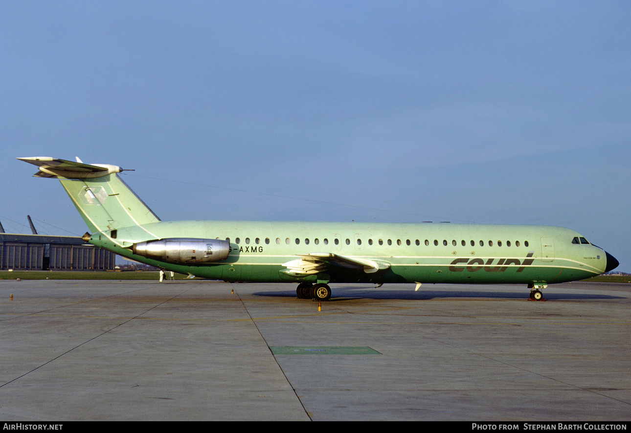 Aircraft Photo of G-AXMG | BAC 111-518FG One-Eleven | Court Line | AirHistory.net #354214