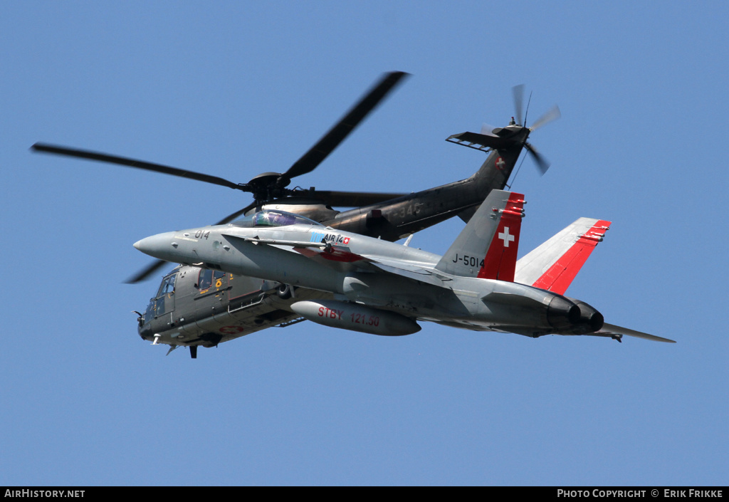 Aircraft Photo of J-5014 | McDonnell Douglas F/A-18C Hornet | Switzerland - Air Force | AirHistory.net #354227