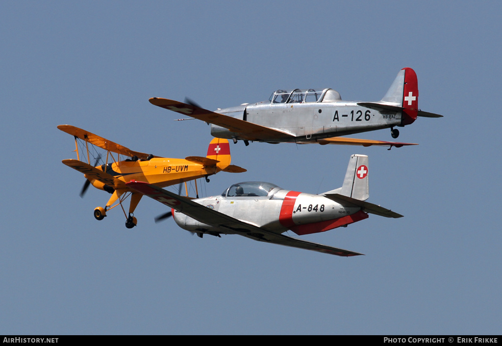 Aircraft Photo of HB-UVM | CASA 1-131E Series 2000 Jungmann | AirHistory.net #354240