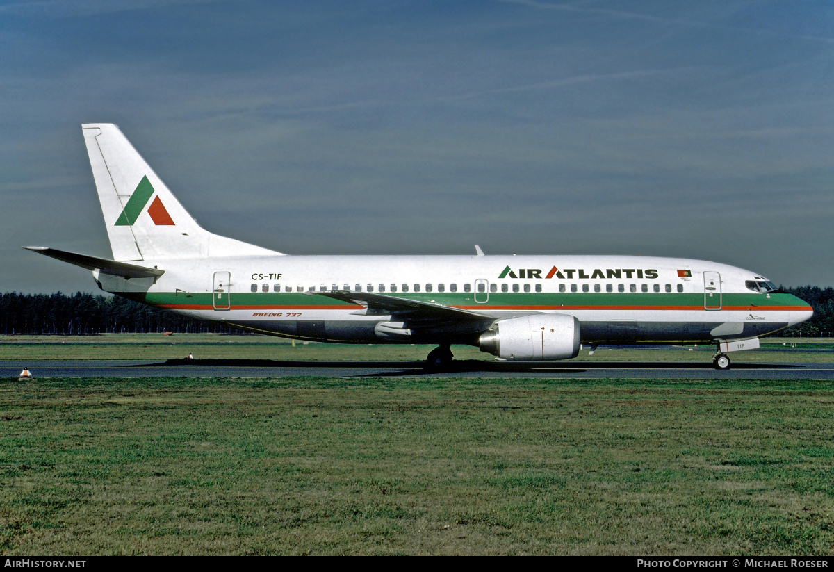 Aircraft Photo of CS-TIF | Boeing 737-3K9 | Air Atlantis | AirHistory.net #354248