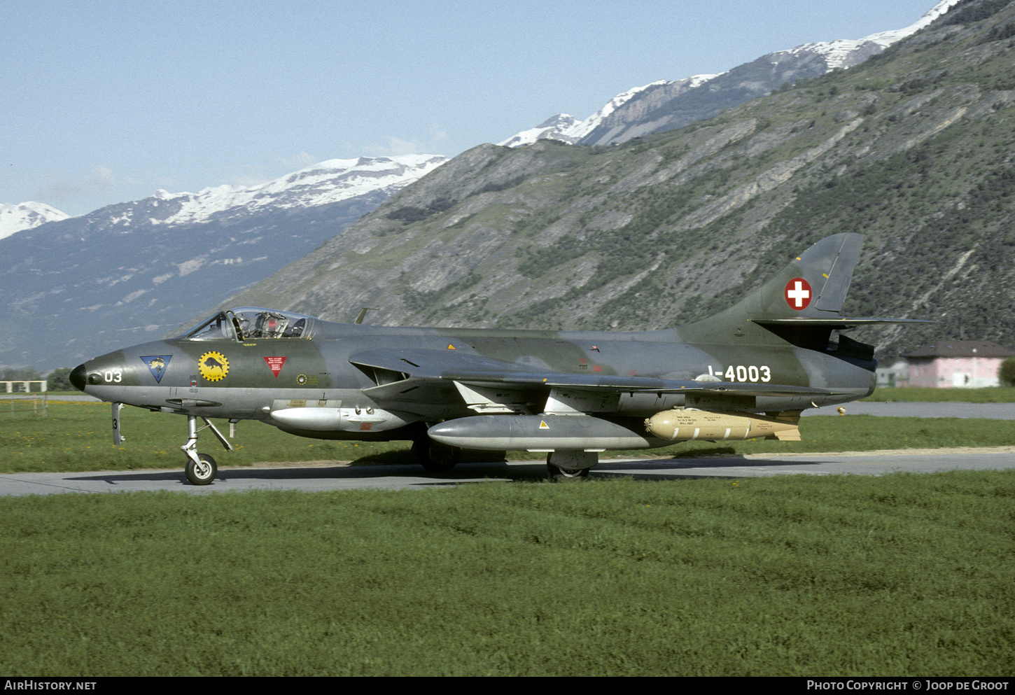 Aircraft Photo of J-4003 | Hawker Hunter F58 | Switzerland - Air Force | AirHistory.net #354261