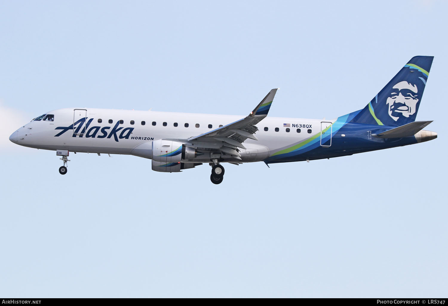 Aircraft Photo of N638QX | Embraer 175LR (ERJ-170-200LR) | Alaska Airlines | AirHistory.net #354281