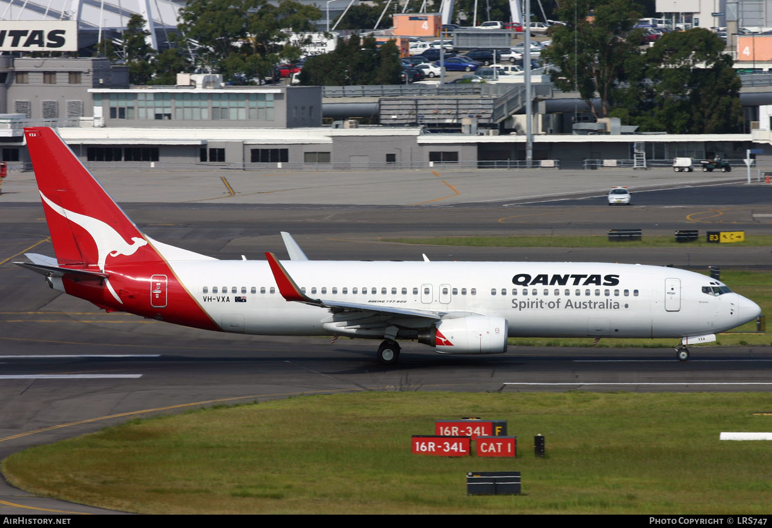 Aircraft Photo of VH-VXA | Boeing 737-838 | Qantas | AirHistory.net #354286