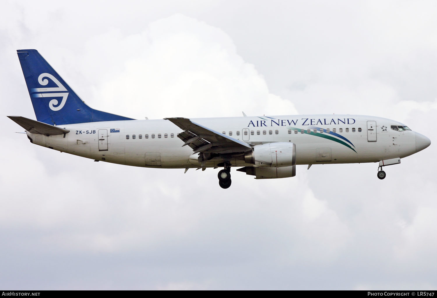 Aircraft Photo of ZK-SJB | Boeing 737-33R | Air New Zealand | AirHistory.net #354291