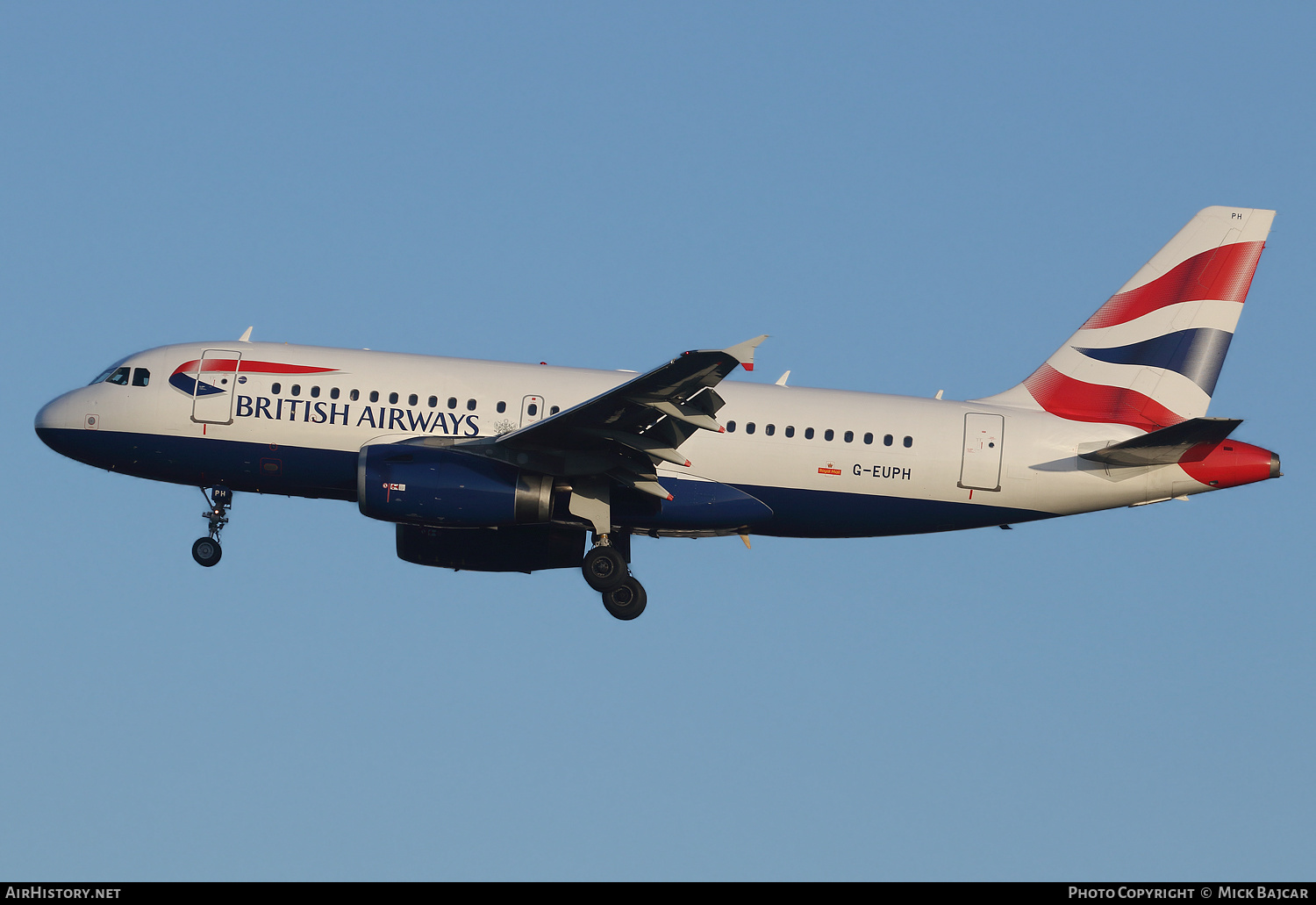 Aircraft Photo of G-EUPH | Airbus A319-131 | British Airways | AirHistory.net #354293