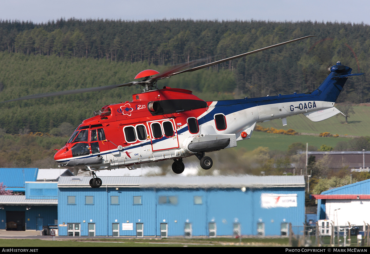 Aircraft Photo of G-OAGA | Eurocopter EC-225LP Super Puma Mk2+ | CHC Helicopters | AirHistory.net #354296