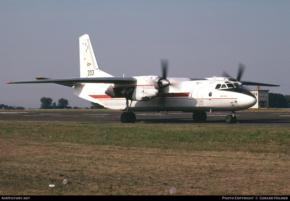 Aircraft Photo of 203 | Antonov An-26 | Hungary - Air Force | AirHistory.net #354318