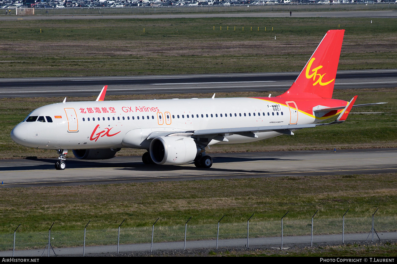 Aircraft Photo of F-WWBT | Airbus A320-251N | GX Airlines | AirHistory.net #354400