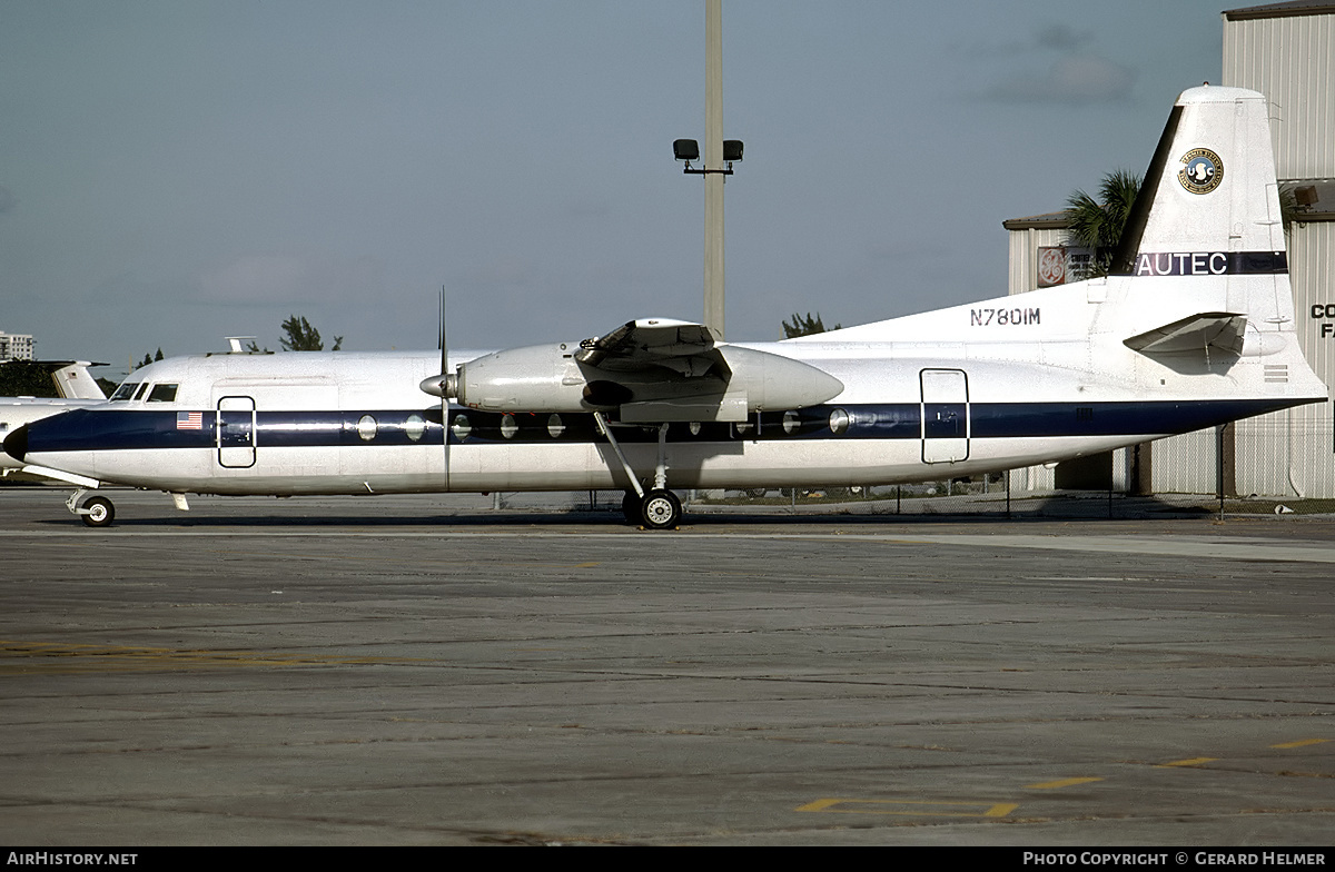 Aircraft Photo of N7801M | Fairchild Hiller FH-227E | AUTEC | AirHistory.net #354403