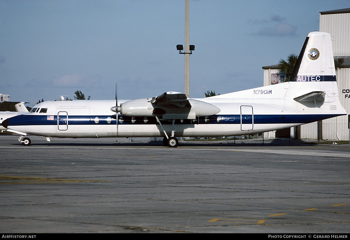 Aircraft Photo of N7801M | Fairchild Hiller FH-227E | AUTEC | AirHistory.net #354403