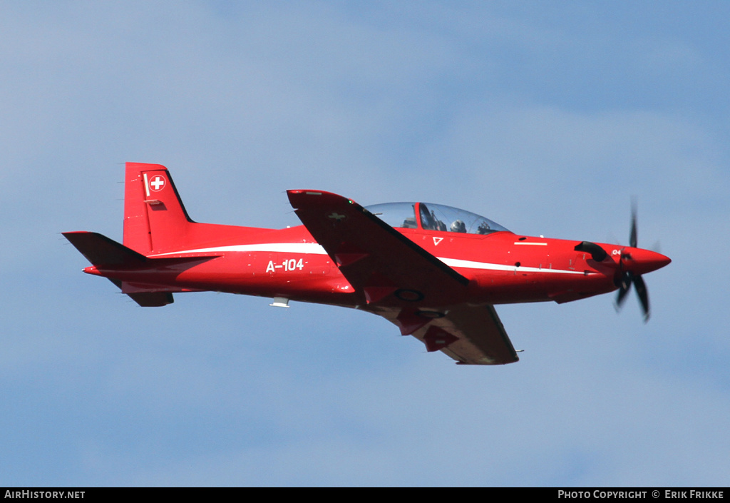 Aircraft Photo of A-104 | Pilatus PC-21 | Switzerland - Air Force | AirHistory.net #354410