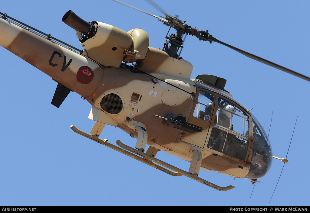 Aircraft Photo of CN-ACV | Aerospatiale SA-342L Gazelle | Morocco - Air Force | AirHistory.net #354416