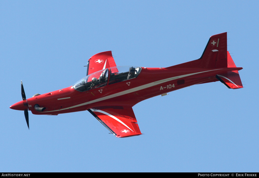 Aircraft Photo of A-104 | Pilatus PC-21 | Switzerland - Air Force | AirHistory.net #354423