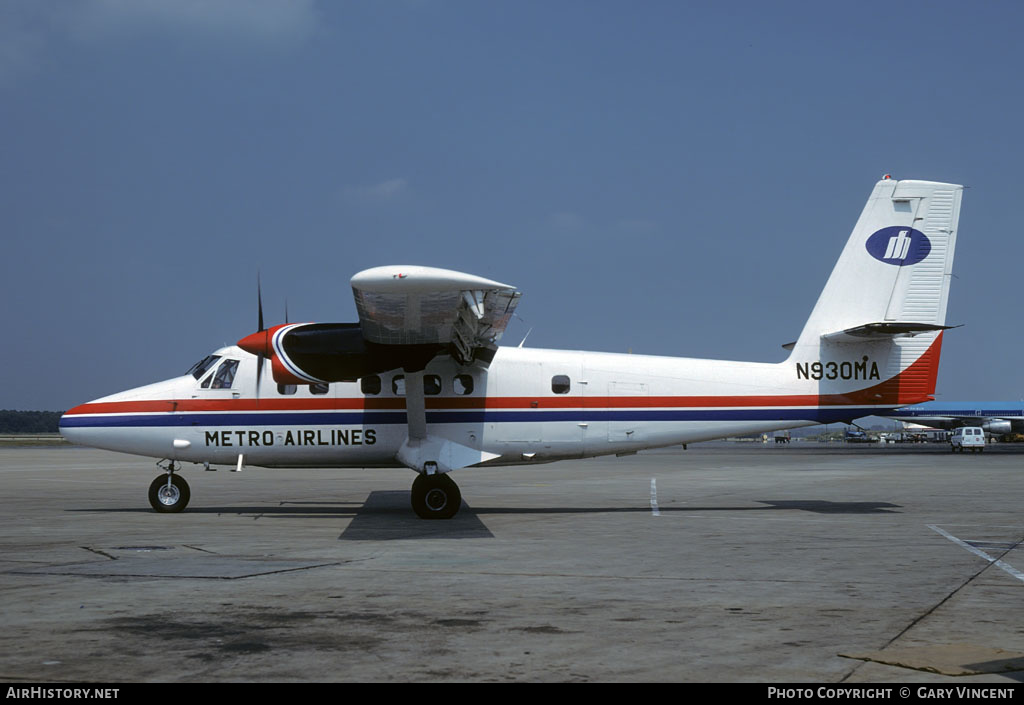 Aircraft Photo of N930MA | De Havilland Canada DHC-6-200 Twin Otter | Metro Airlines | AirHistory.net #354429