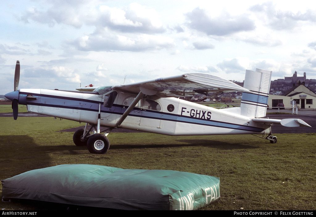 Aircraft Photo of F-GHXS | Pilatus PC-6/B1-H2 Turbo Porter | AirHistory.net #354443