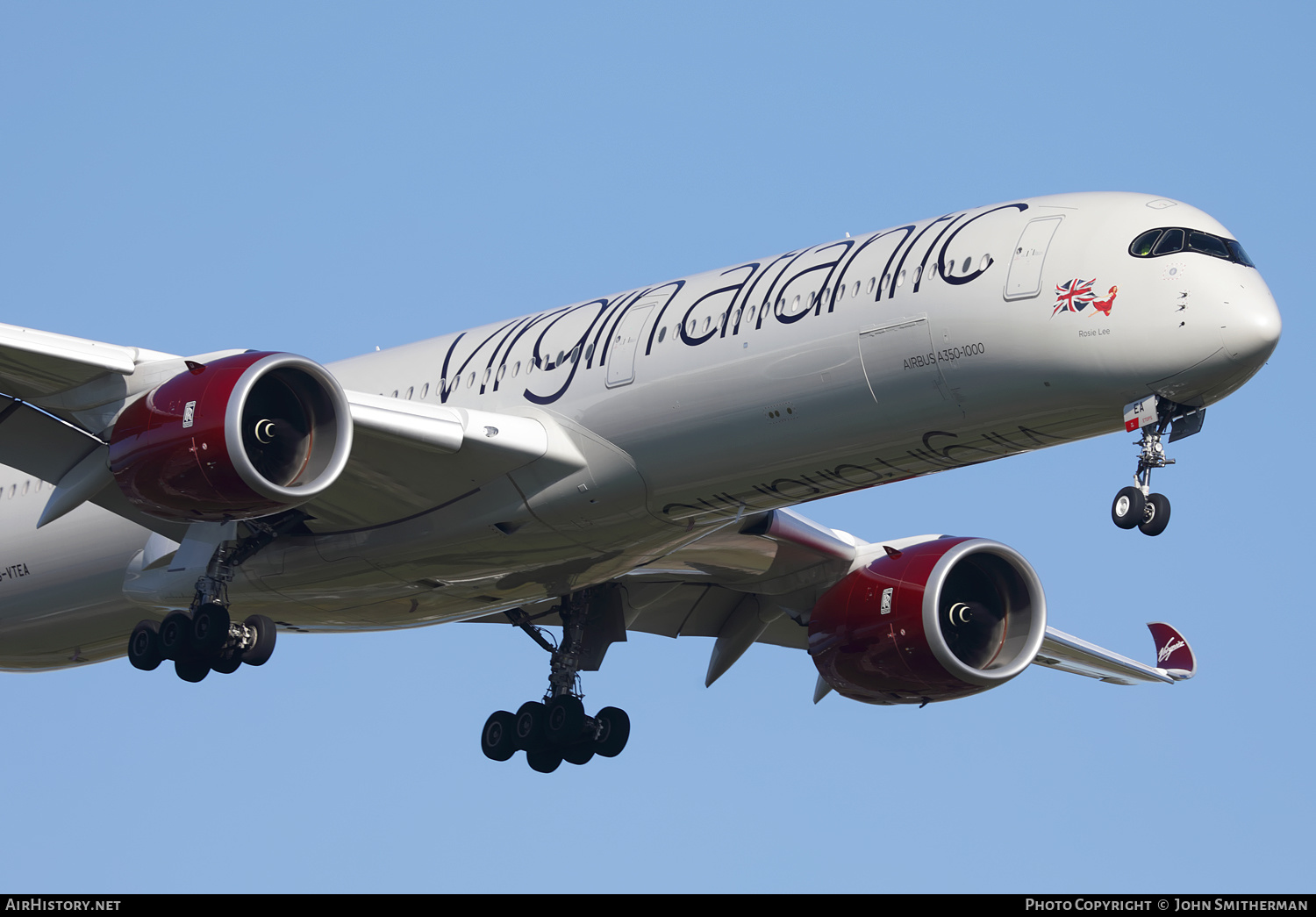 Aircraft Photo of G-VTEA | Airbus A350-1041 | Virgin Atlantic Airways | AirHistory.net #354449