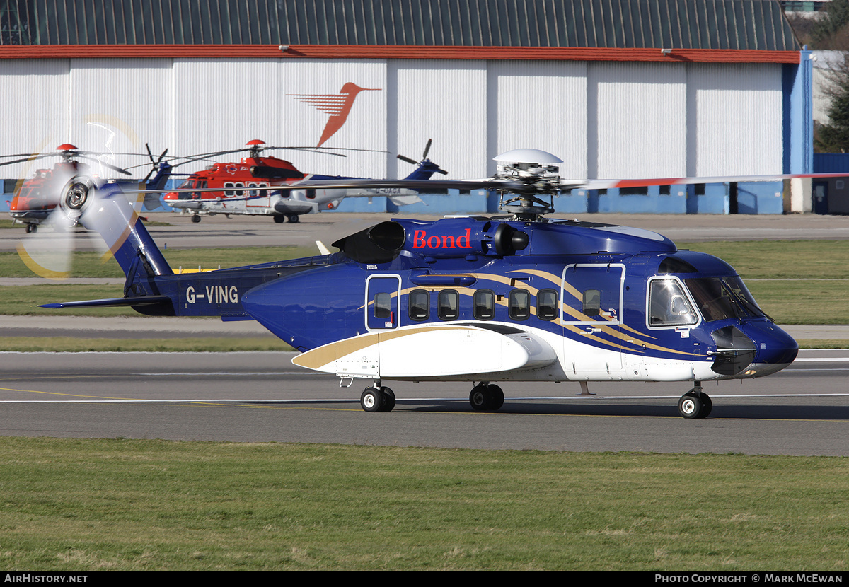 Aircraft Photo of G-VING | Sikorsky S-92A | Bond Offshore Helicopters | AirHistory.net #354459