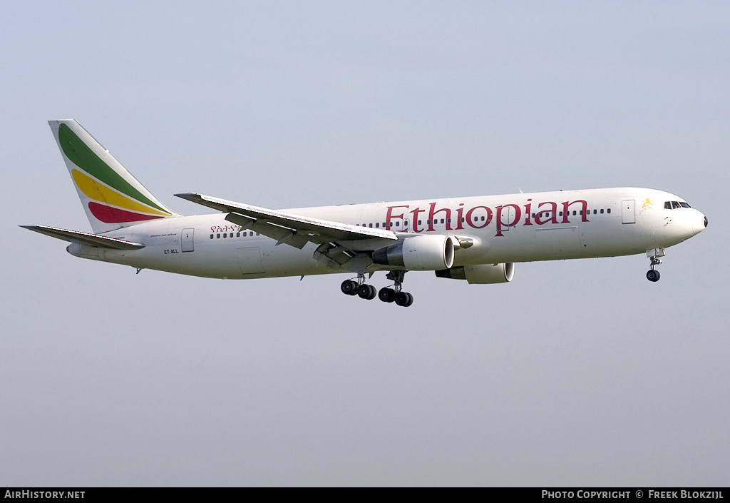 Aircraft Photo of ET-ALL | Boeing 767-3BG/ER | Ethiopian Airlines | AirHistory.net #354467