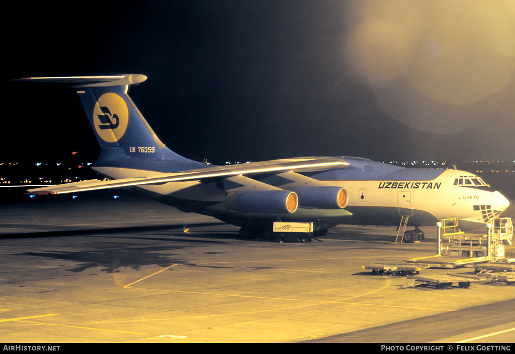 Aircraft Photo of UK-76359 | Ilyushin Il-76TD | Uzbekistan Airways | AirHistory.net #354470