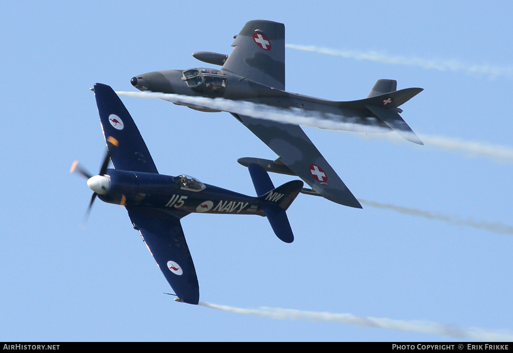 Aircraft Photo of F-AZXJ / WH589 | Hawker Sea Fury FB11 | Australia - Navy | AirHistory.net #354471