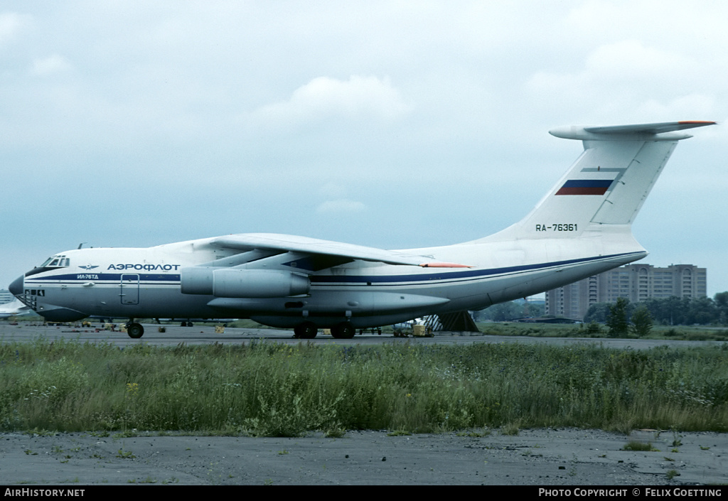 Aircraft Photo of RA-76361 | Ilyushin Il-76TD | Aeroflot | AirHistory.net #354472