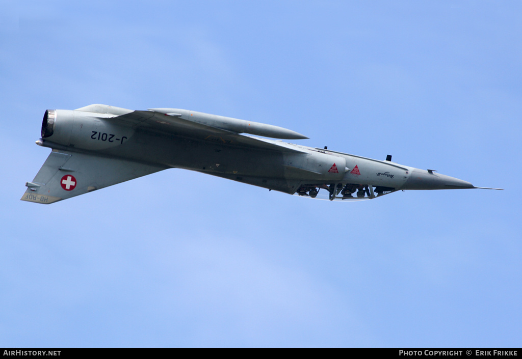 Aircraft Photo of HB-RDF / J-2012 | Dassault Mirage IIIDS | Switzerland - Air Force | AirHistory.net #354477