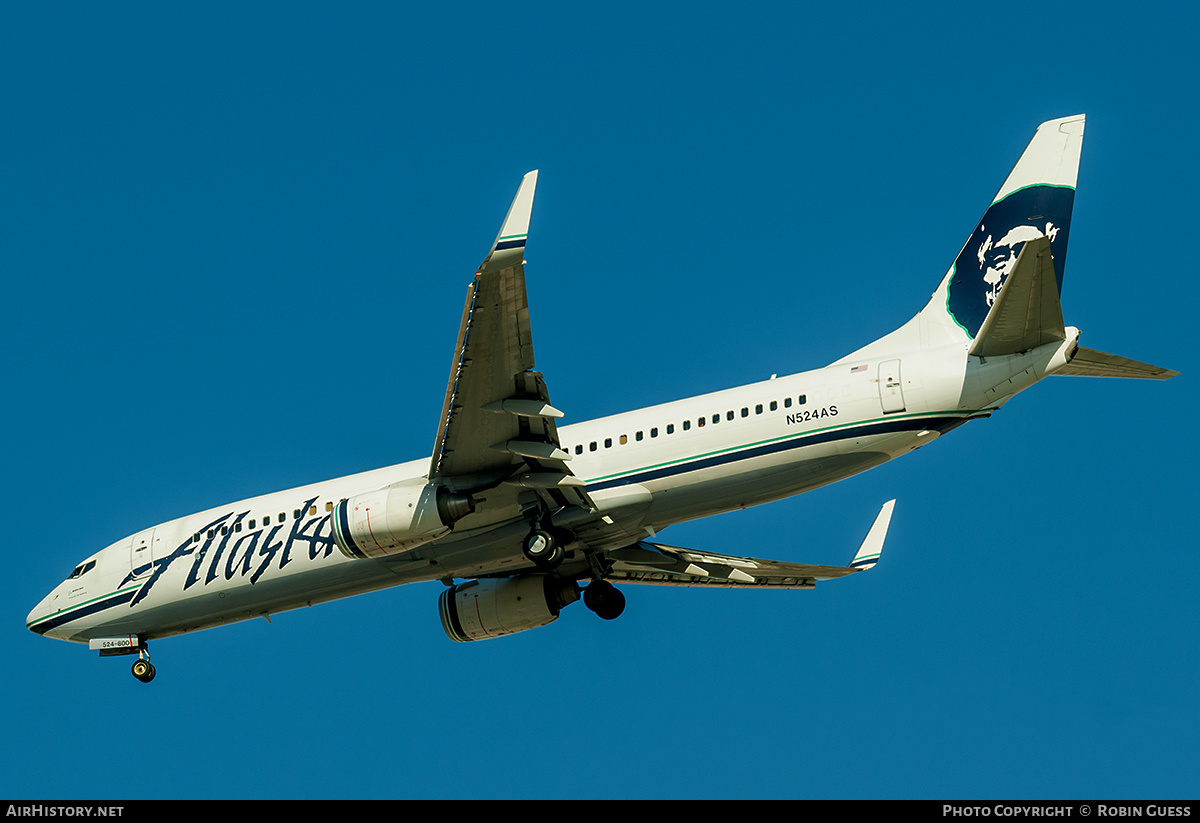 Aircraft Photo of N524AS | Boeing 737-890 | Alaska Airlines | AirHistory.net #354488