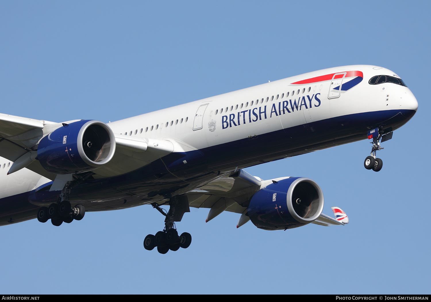 Aircraft Photo of G-XWBD | Airbus A350-1041 | British Airways | AirHistory.net #354502