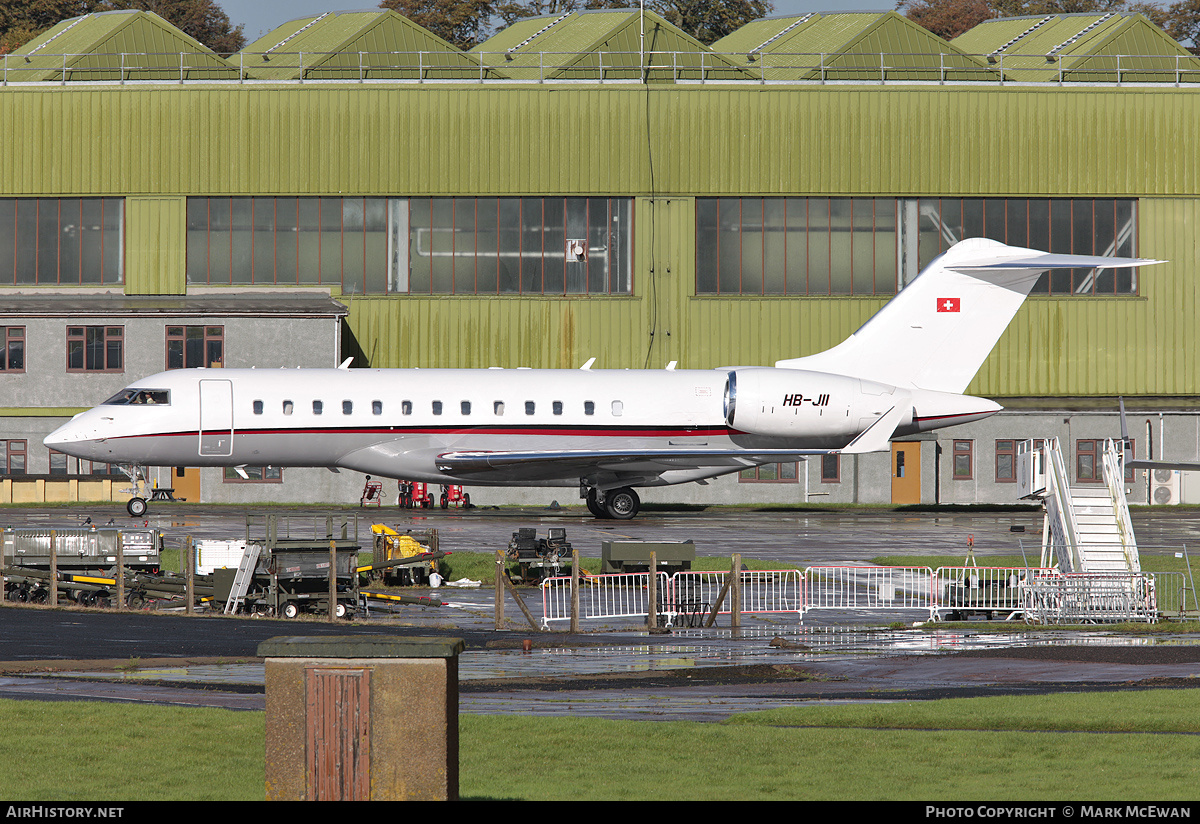 Aircraft Photo of HB-JII | Bombardier Global Express (BD-700-1A10) | AirHistory.net #354535