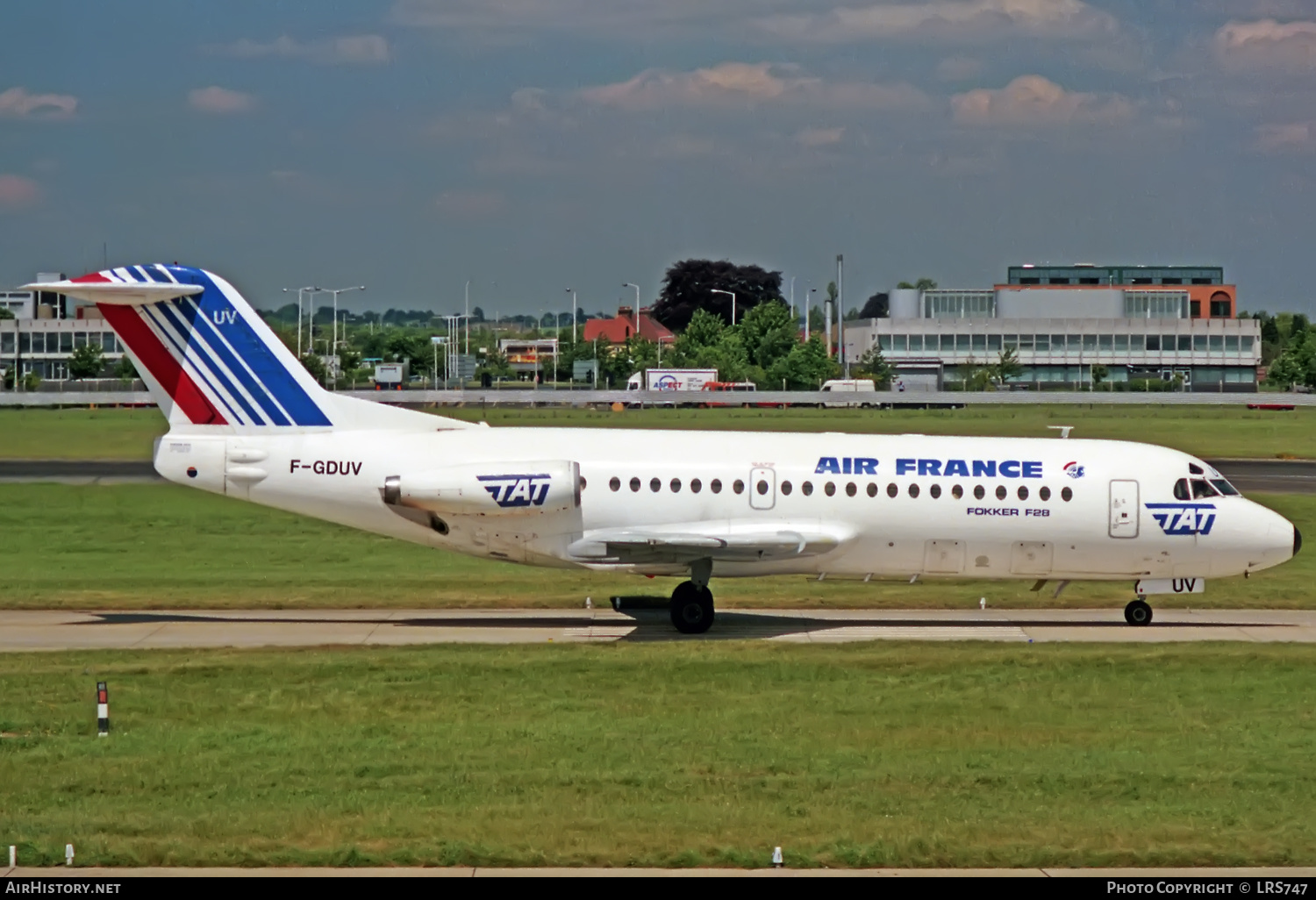 Aircraft Photo of F-GDUV | Fokker F28-2000 Fellowship | Air France | AirHistory.net #354541