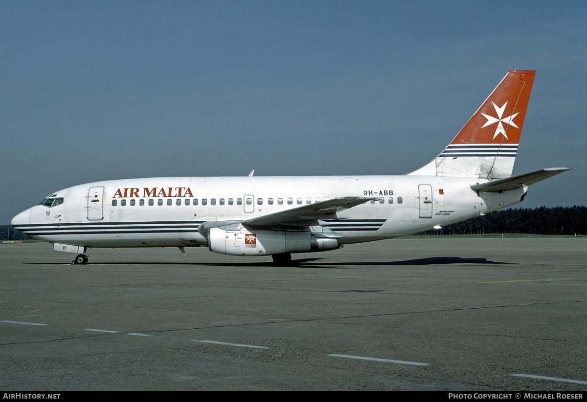 Aircraft Photo of 9H-ABB | Boeing 737-2Y5/Adv | Air Malta | AirHistory.net #354545