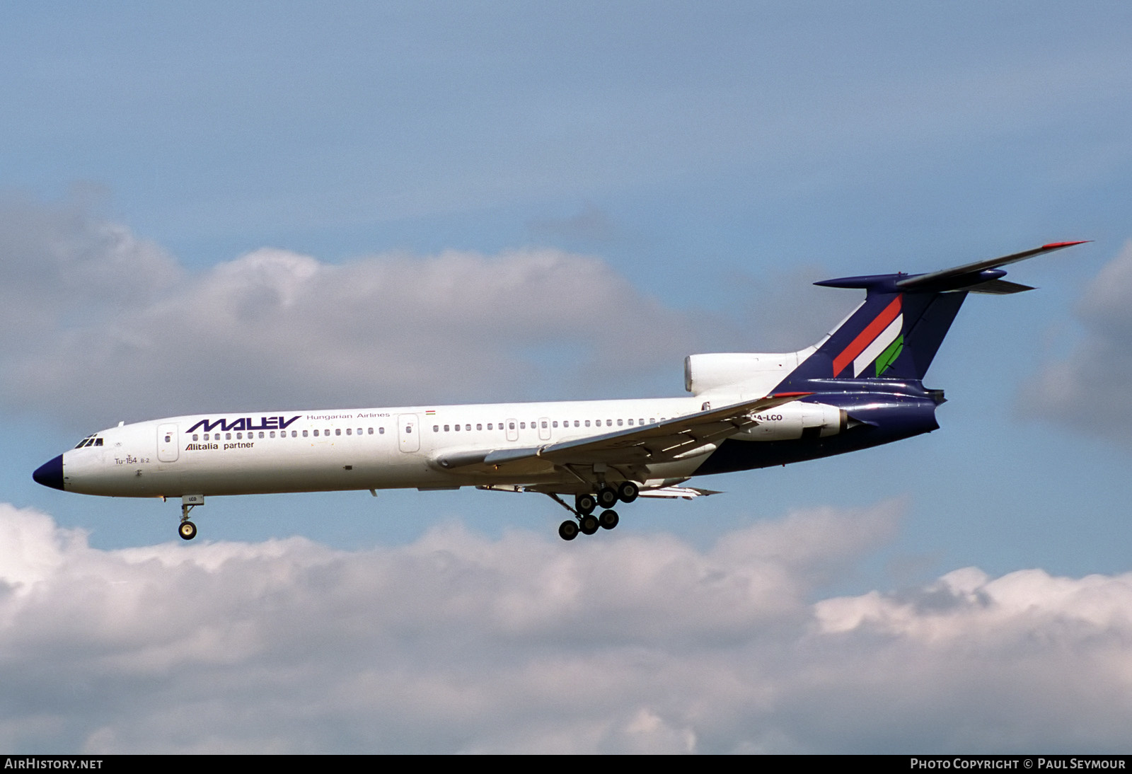 Aircraft Photo of HA-LCO | Tupolev Tu-154B-2 | Malév - Hungarian Airlines | AirHistory.net #354548
