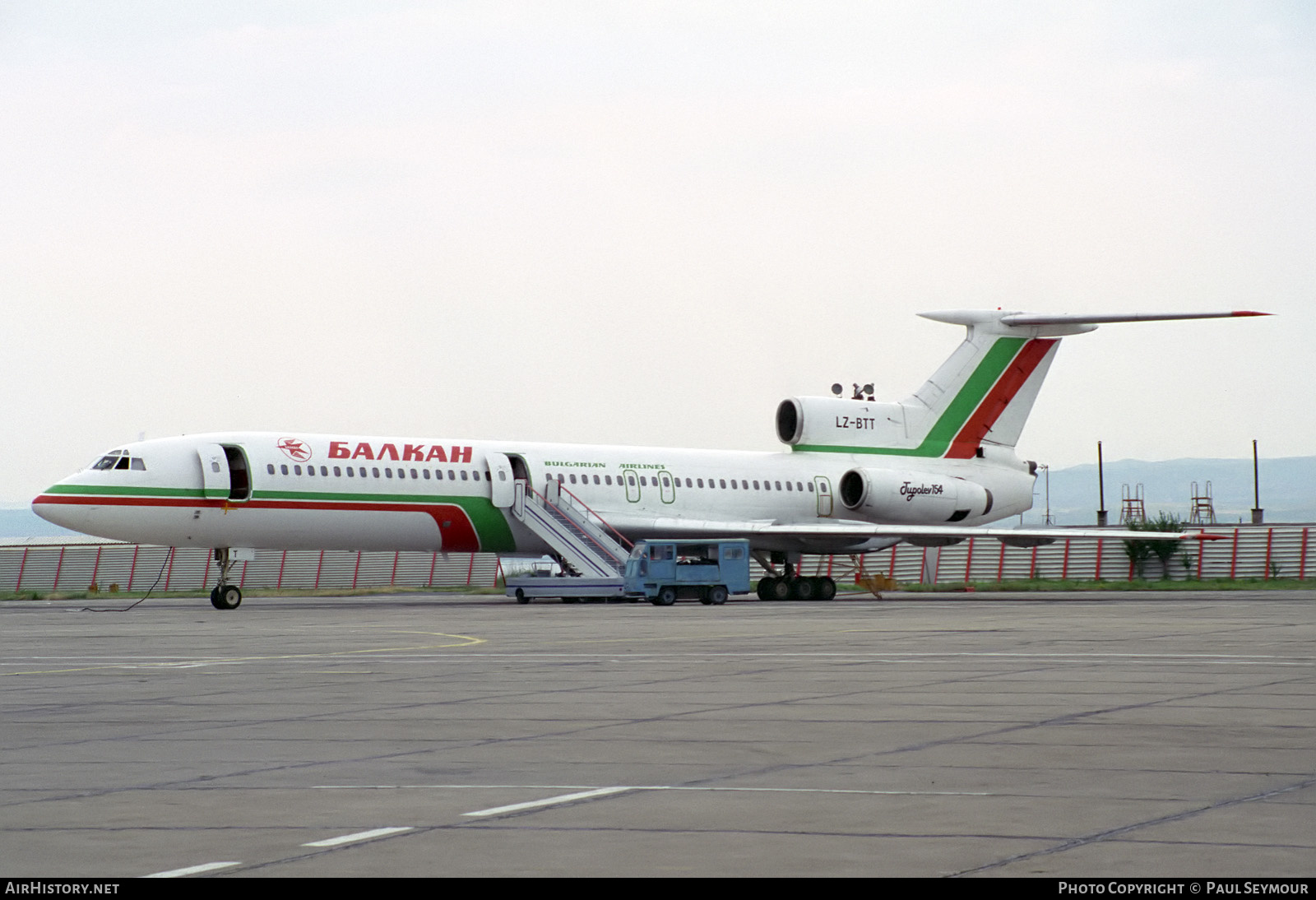 Aircraft Photo of LZ-BTT | Tupolev Tu-154B-2 | Balkan - Bulgarian Airlines | AirHistory.net #354553