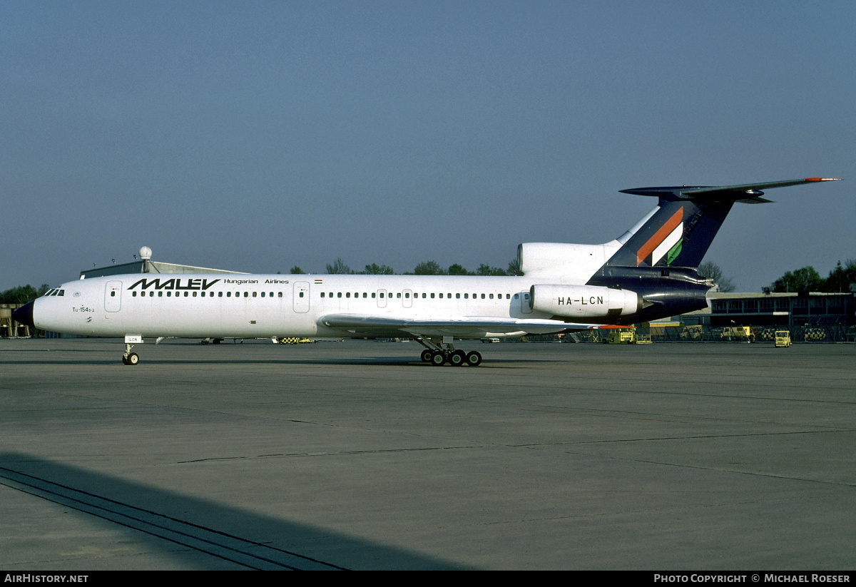 Aircraft Photo of HA-LCN | Tupolev Tu-154B-2 | Malév - Hungarian Airlines | AirHistory.net #354554