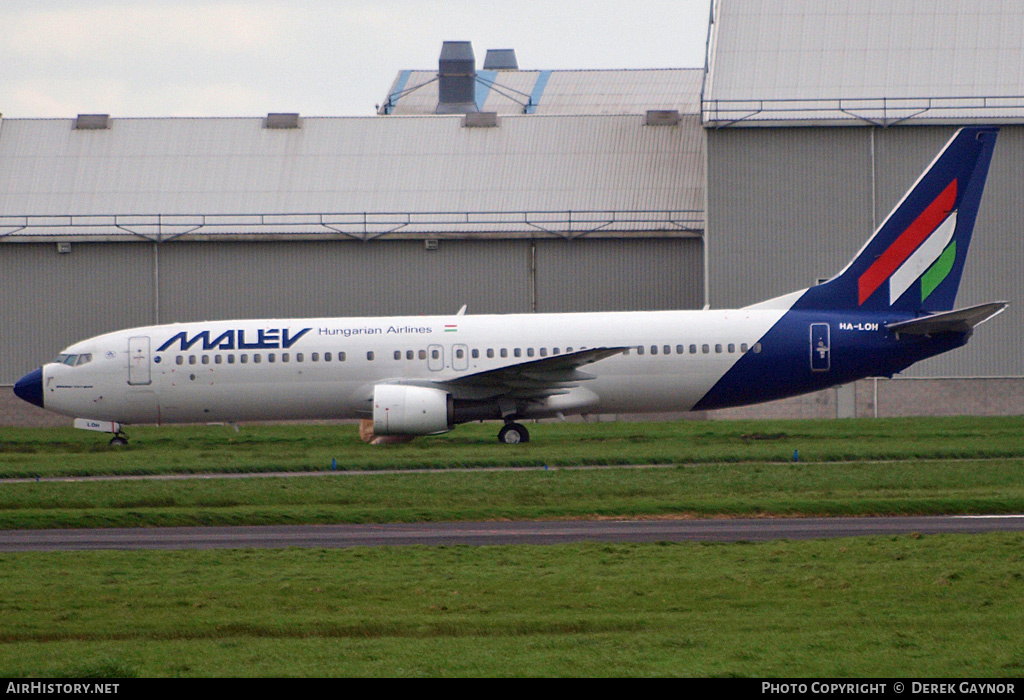 Aircraft Photo of HA-LOH | Boeing 737-83N | Malév - Hungarian Airlines | AirHistory.net #354577
