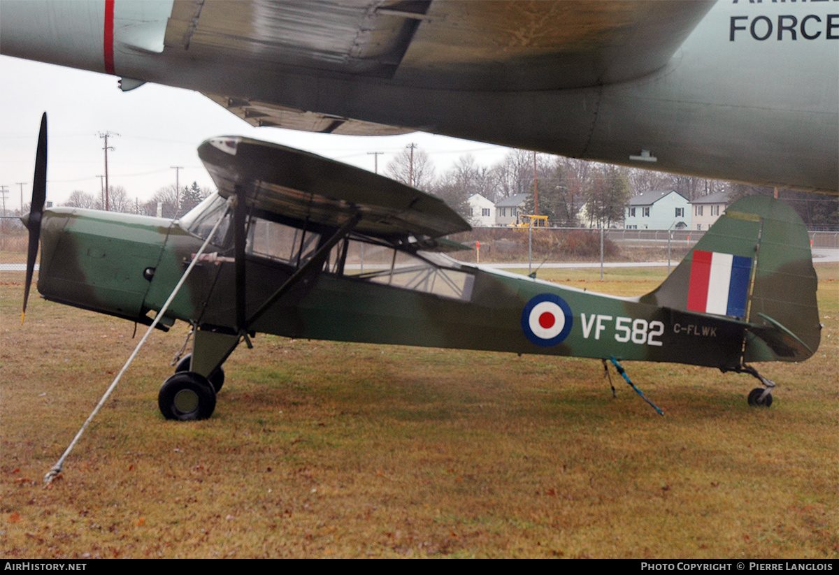 Aircraft Photo of C-FLWK / VF582 | Auster K Auster AOP6 | Canada - Air Force | AirHistory.net #354591