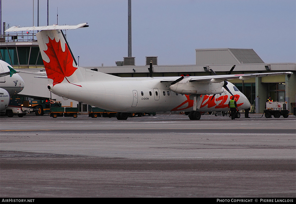 Aircraft Photo of C-GVON | De Havilland Canada DHC-8-301 Dash 8 | Air Canada Jazz | AirHistory.net #354617