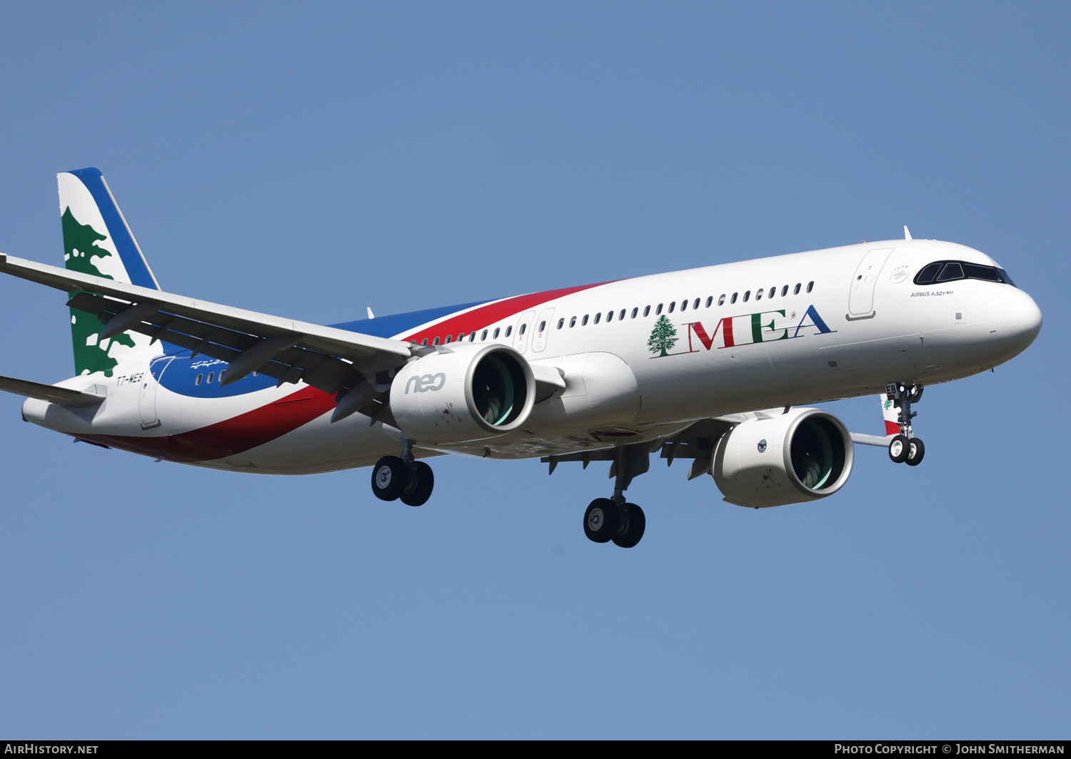 Aircraft Photo of T7-ME8 | Airbus A321-271NX | MEA - Middle East Airlines | AirHistory.net #354624