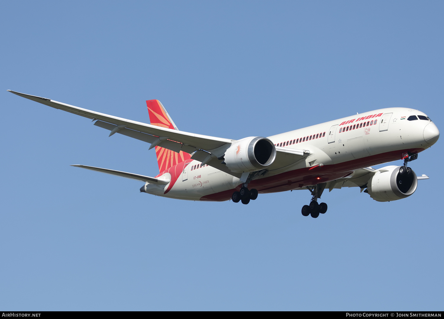 Aircraft Photo of VT-ANB | Boeing 787-8 Dreamliner | Air India | AirHistory.net #354627