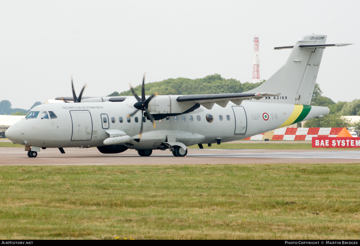 Aircraft Photo of MM62166 | ATR ATR-42-400MP | Italy - Guardia di Finanza | AirHistory.net #354632