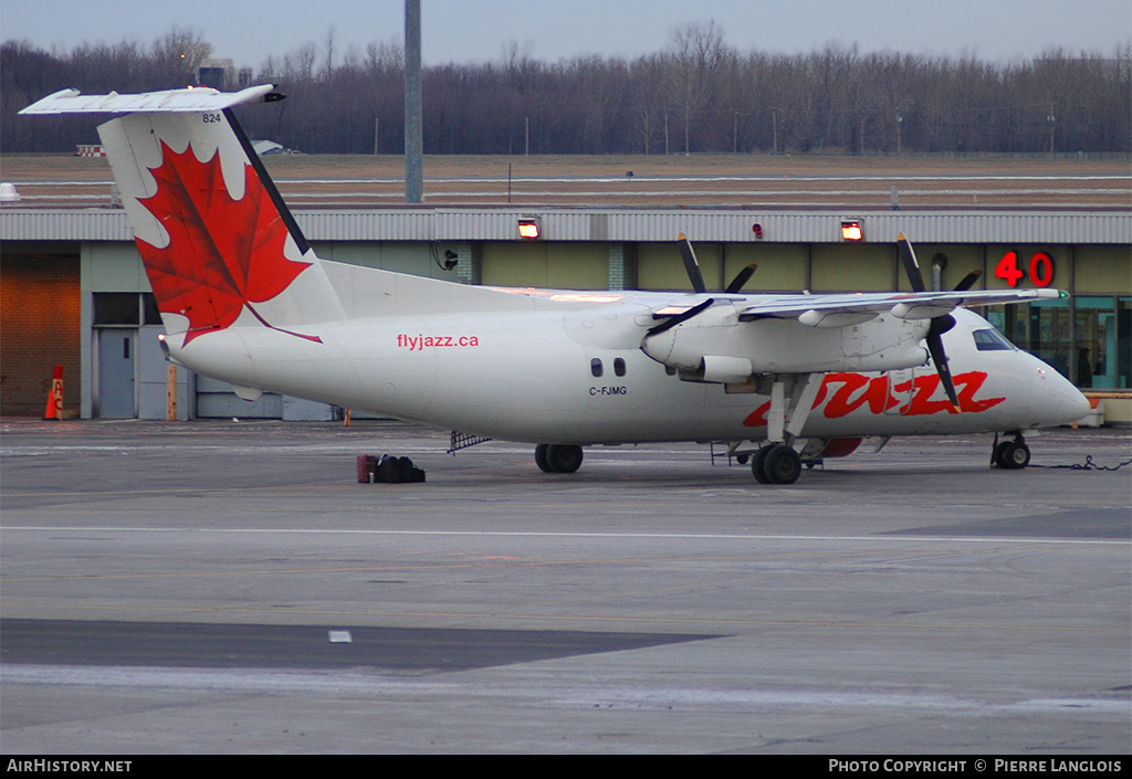 Aircraft Photo of C-FJMG | De Havilland Canada DHC-8-102 Dash 8 | Air Canada Jazz | AirHistory.net #354640