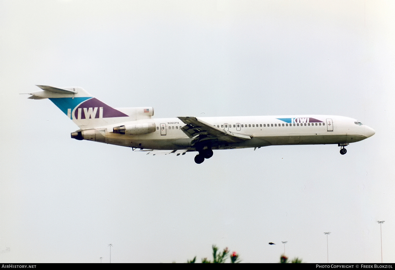 Aircraft Photo of N360PA | Boeing 727-230/Adv | Kiwi International Airlines | AirHistory.net #354661