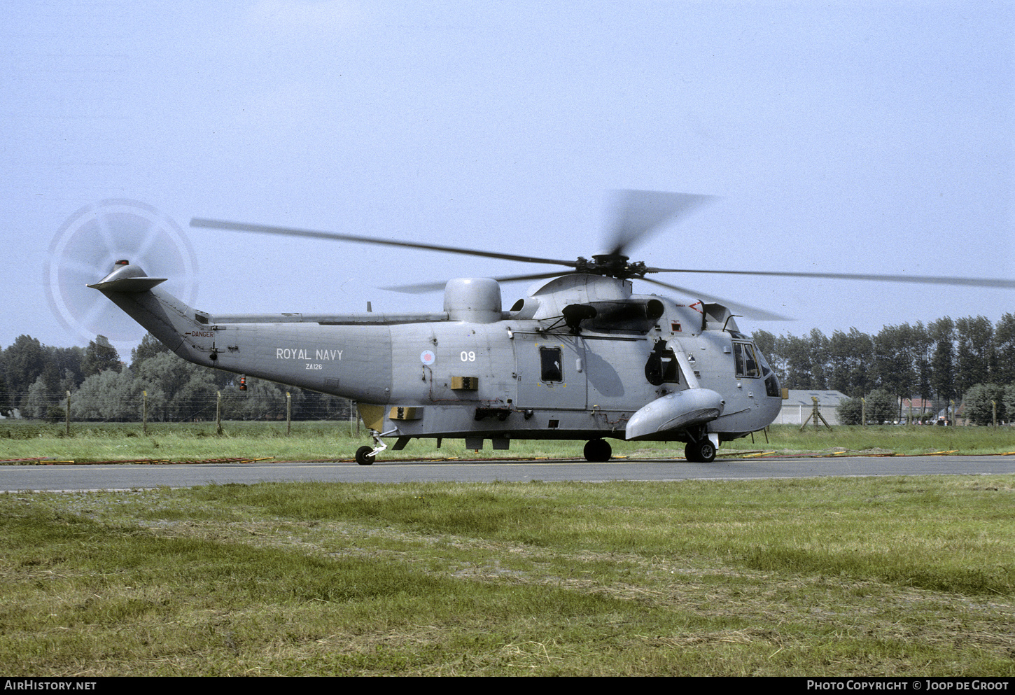 Aircraft Photo of ZA126 | Westland WS-61 Sea King HAS5 | UK - Navy | AirHistory.net #354665