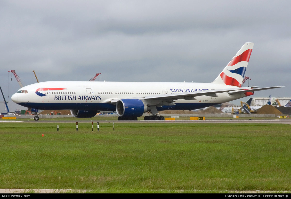 Aircraft Photo of G-VIIN | Boeing 777-236/ER | British Airways | AirHistory.net #354673