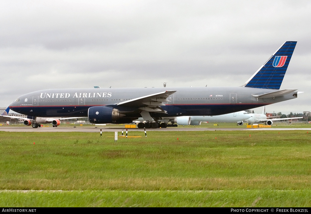 Aircraft Photo of N791UA | Boeing 777-222/ER | United Airlines | AirHistory.net #354676