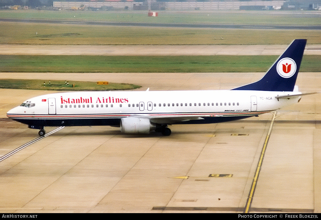 Aircraft Photo of TC-ACA | Boeing 737-4Y0 | Istanbul Airlines | AirHistory.net #354678