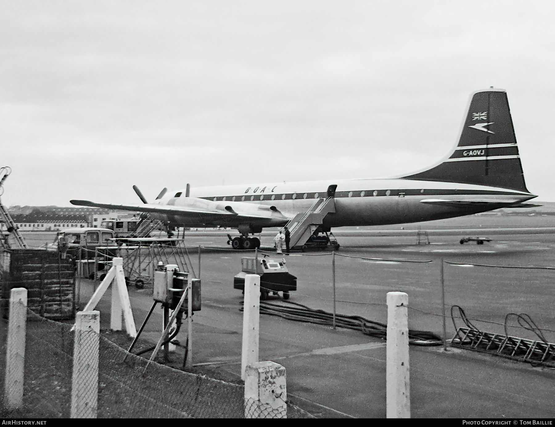 Aircraft Photo of G-AOVJ | Bristol 175 Britannia 312 | BOAC - British Overseas Airways Corporation | AirHistory.net #354708