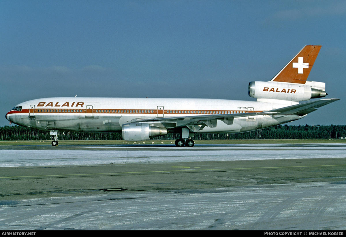 Aircraft Photo of HB-IHK | McDonnell Douglas DC-10-30 | Balair | AirHistory.net #354735