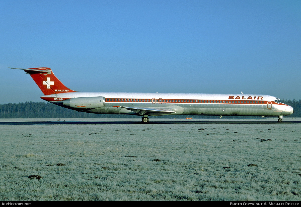 Aircraft Photo of HB-INB | McDonnell Douglas MD-81 (DC-9-81) | Balair | AirHistory.net #354756
